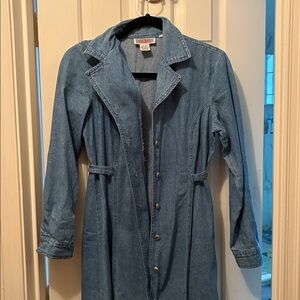 ✨VINTAGE 90s✨Denim Maxi Dress